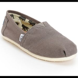 TOMS Classic Canvas Ash ALPARGATA SLIP-ON